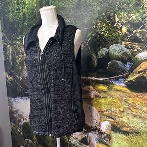 Elegant Black and Gray Women's Vest
